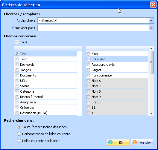Chercher / Remplacer